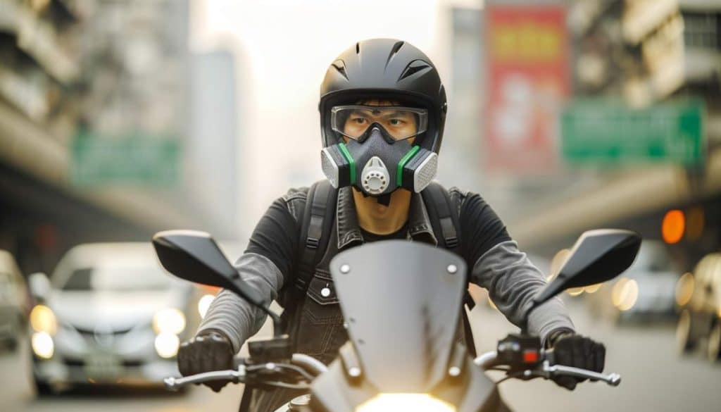 Se protéger des polluants à moto : astuces incontournables